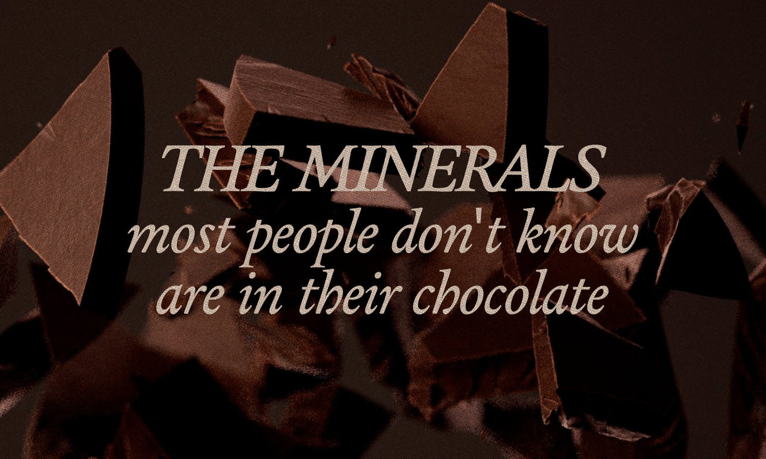 What's Actually Inside Cacao: A Guide to Its Mineral Composition