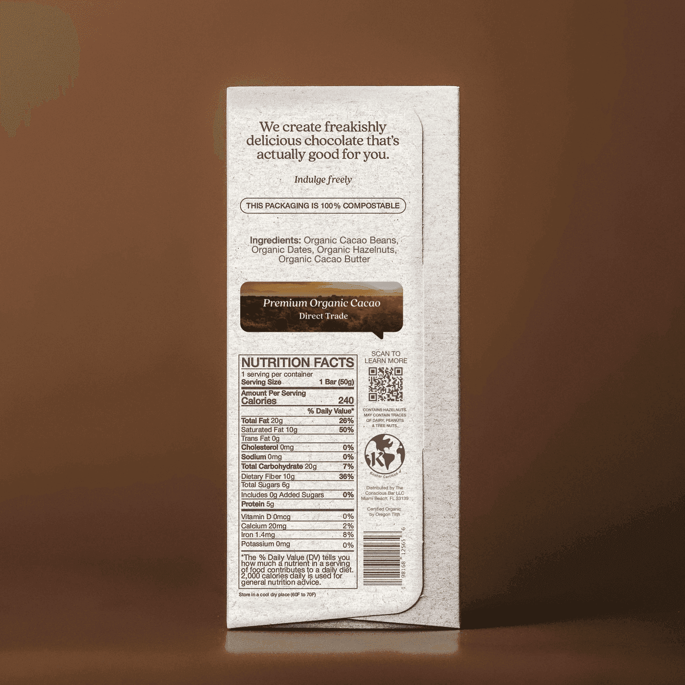 Roasted Hazelnut - The Conscious Bar